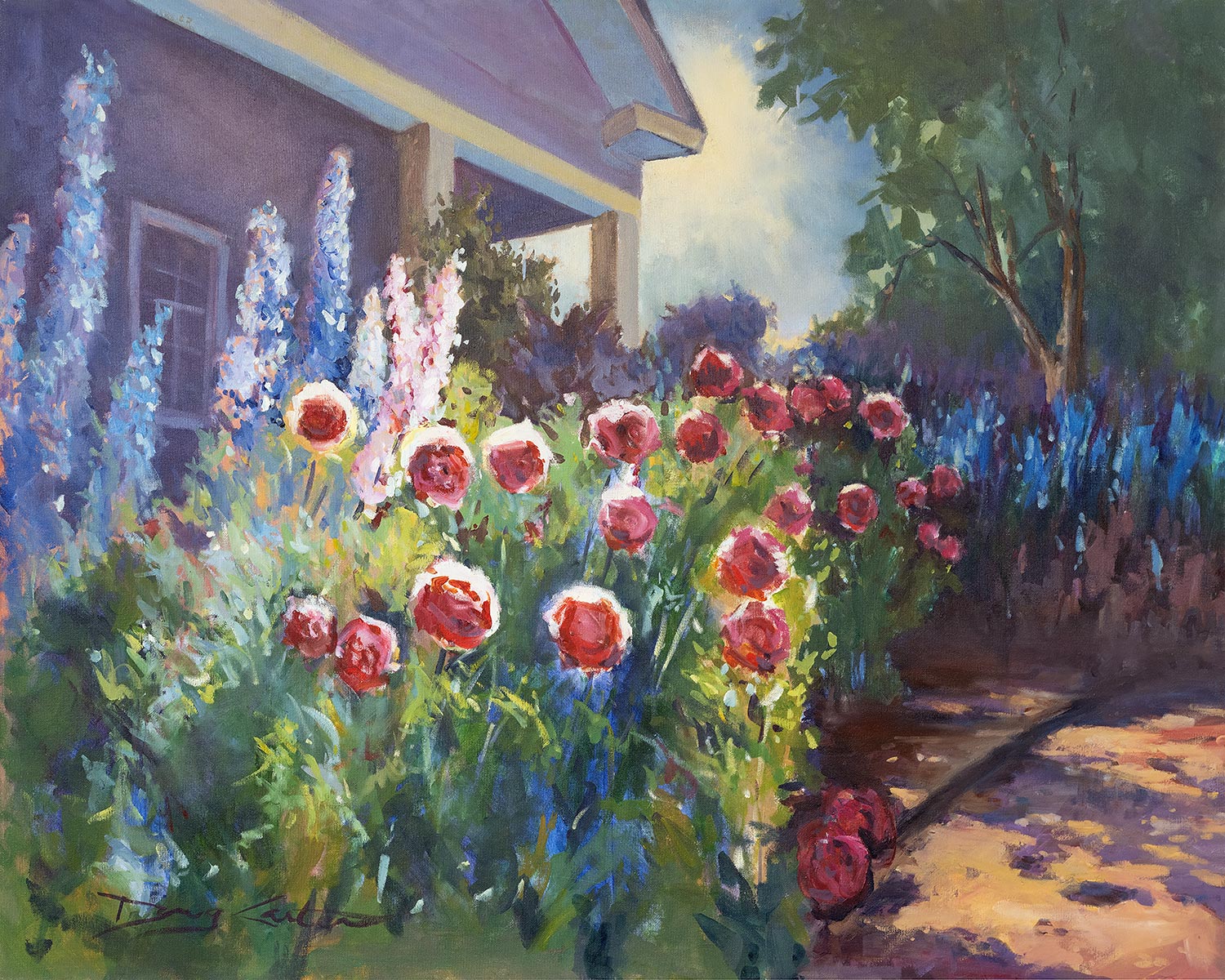 Doug Carter Artist 05 Rose Garden Glow